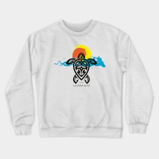 Tribal Turtle Sunset 2 / Luana Kai Maui Crewneck Sweatshirt